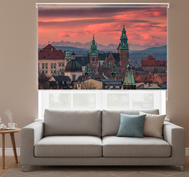 Store enrouleur salon vue sur cracovie et tatras - TenStickers