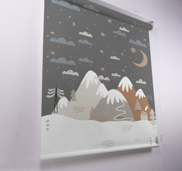 Store nordique Les montagnes - TenStickers