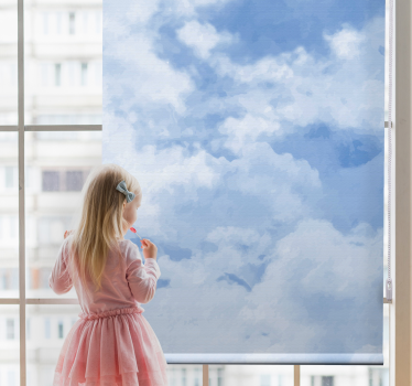 Store nuage Texture de ciel bleu clair - TenStickers