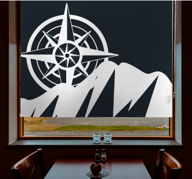 Store original style montagne avec une boussole - TenStickers