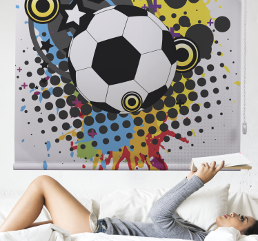 Store plus de sport Football artistique - TenStickers