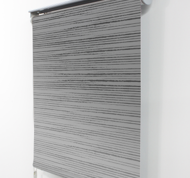 Store enrouleur cuisine gris avec rayures horizontales - TenStickers