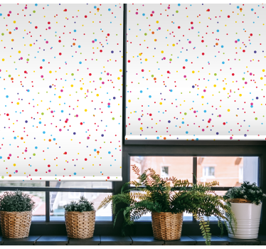 Store textures et motifs Petits points colorés - TenStickers