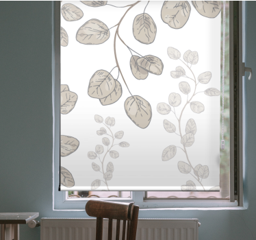 Stores avec fleurs Jeunes feuilles à la provençale - TenStickers