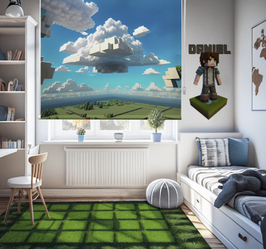 Stores pour enfants ciel de cubes - TenStickers