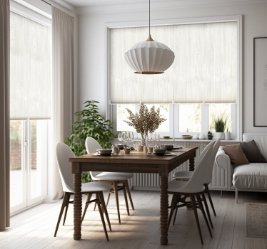 Stores rustiques bois blanc texture - TenStickers