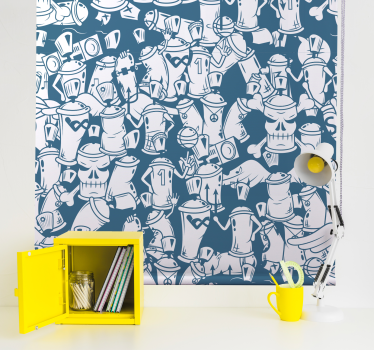 Store enrouleur chambre ado motif aérosols graffitis - TenStickers