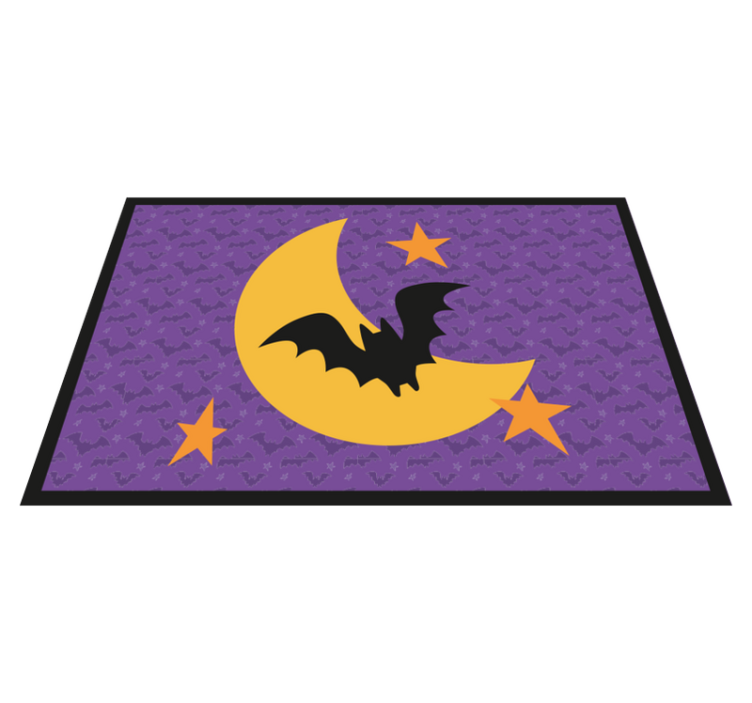 Set de table autre couleur étoiles de lune et chauve-souris - TenStickers