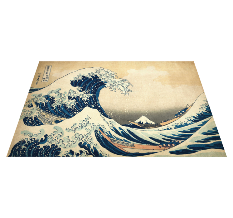 Set de table design Hokusai Vague de Kanagawa - TenStickers