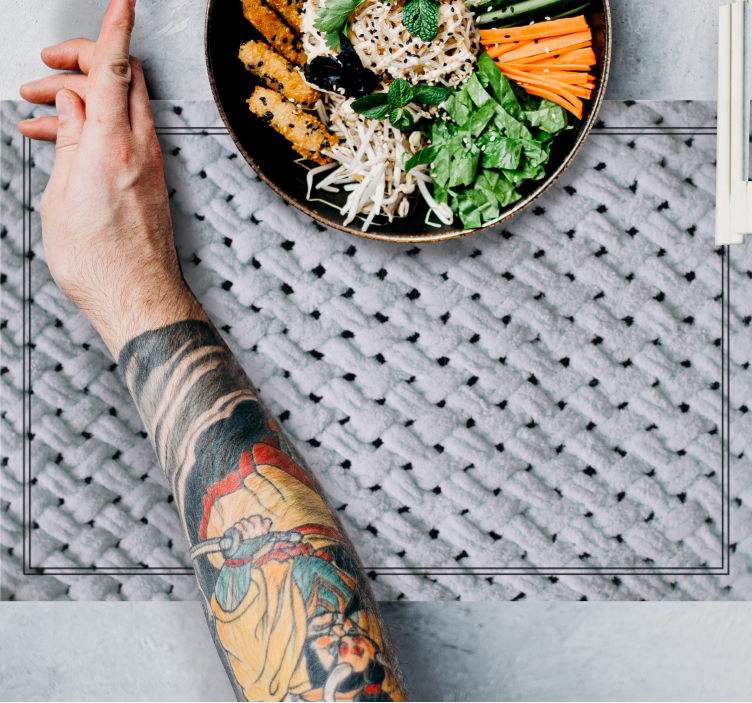 Set de table à motif tissé - TenStickers