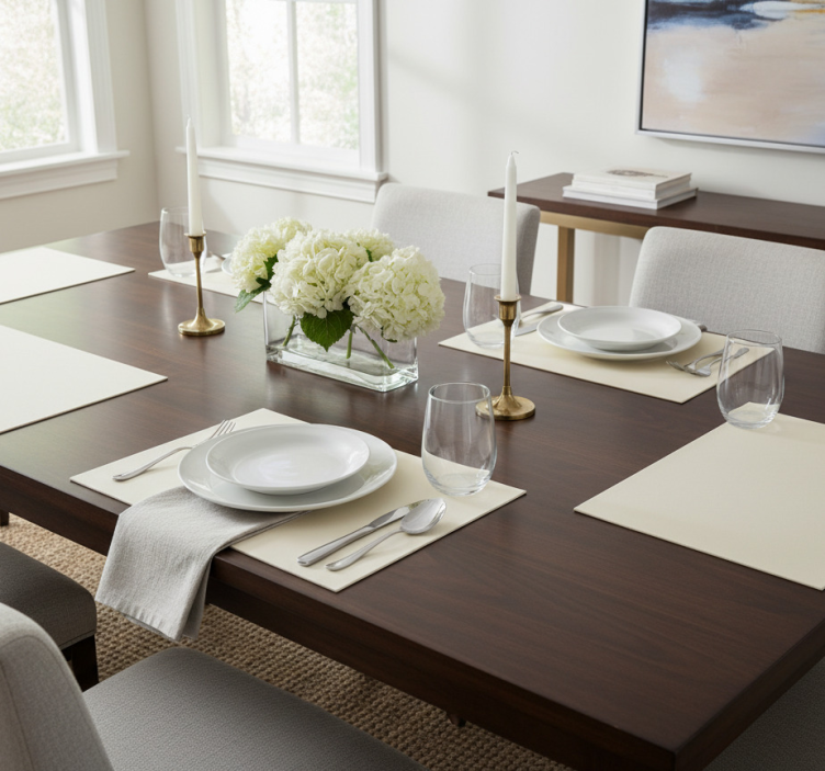 Set de table élégant couleur "danseur de nuages" - TenStickers