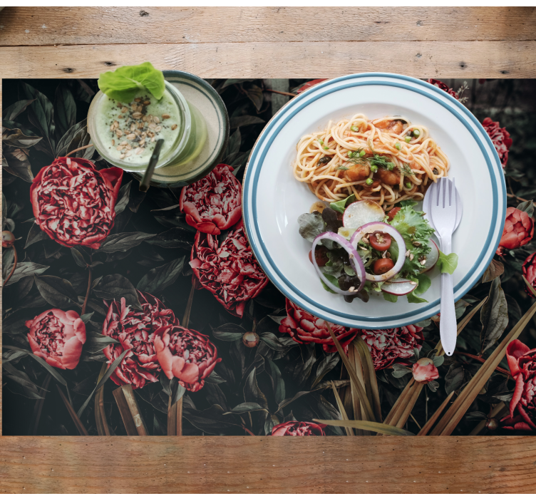 Set de table fleurs vibrantes en Éclosion - TenStickers