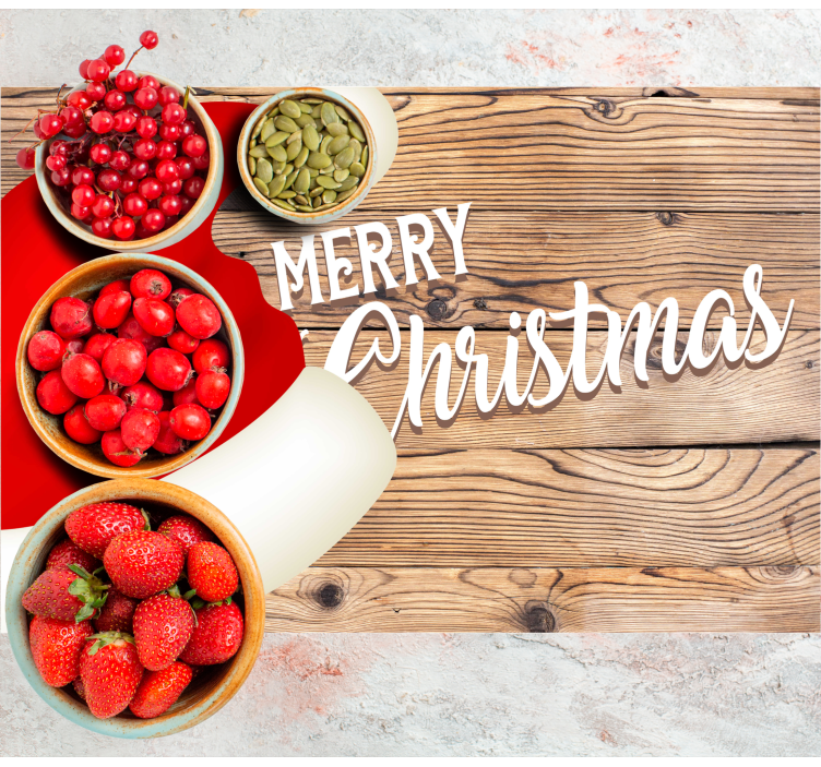 Set de table noël chapeau de noël festif - TenStickers