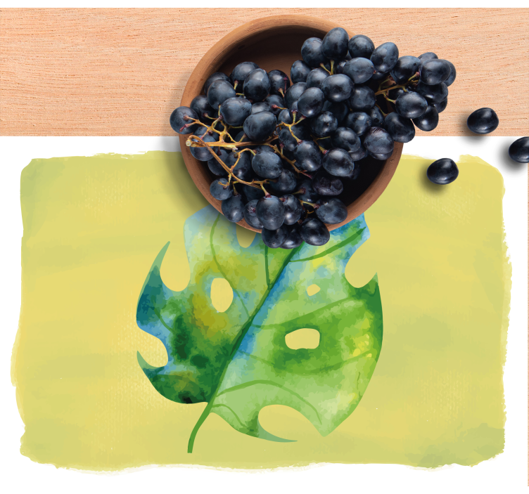 Set de table original feuille de monstera - TenStickers