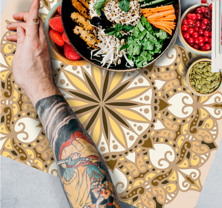 Set de table original motif géométrique complexe - TenStickers