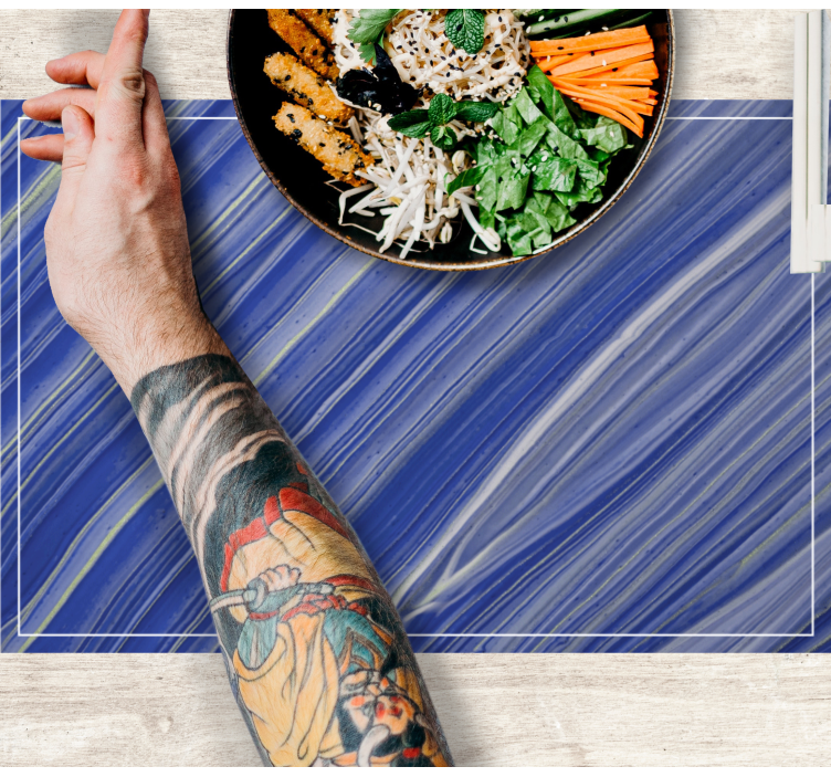 Set de table texture marbre - TenStickers