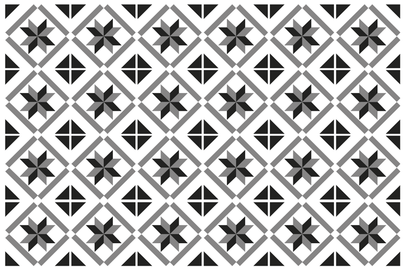 Set de table original carreaux de ciment - TenStickers