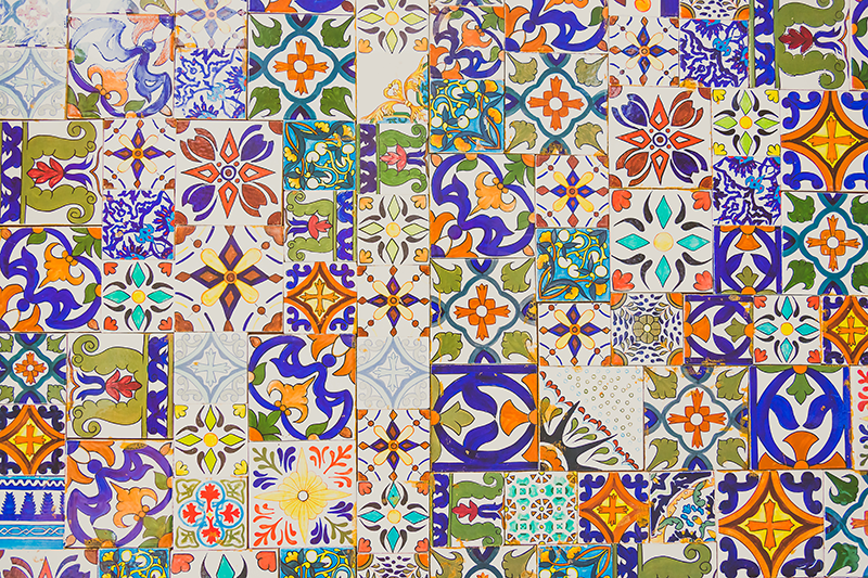 Set de table original hydraulique marocaine - TenStickers