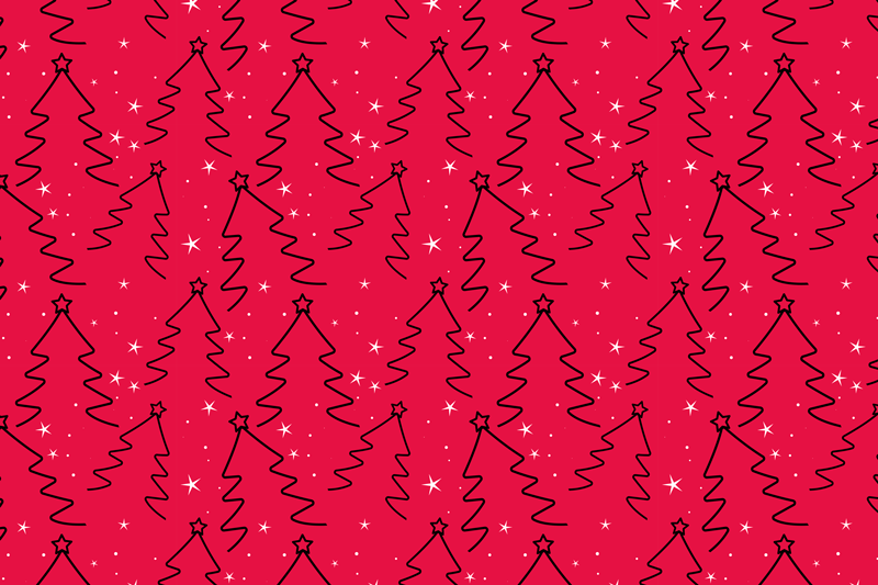 Set de table noël motif arbre de noël élégant - TenStickers