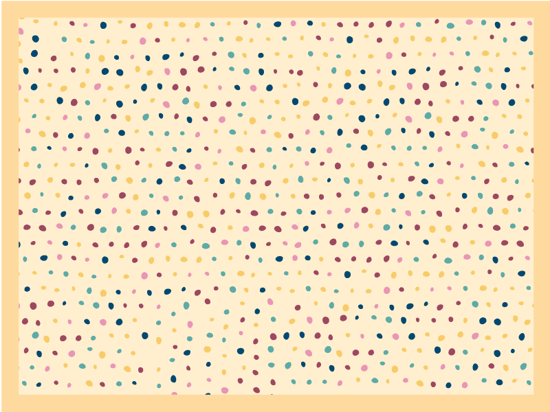 Set de table motif à pois - TenStickers