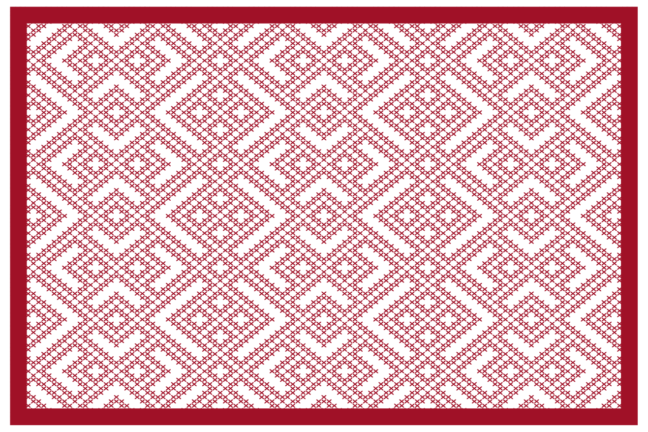 Set de table texture à motifs géométriques - TenStickers