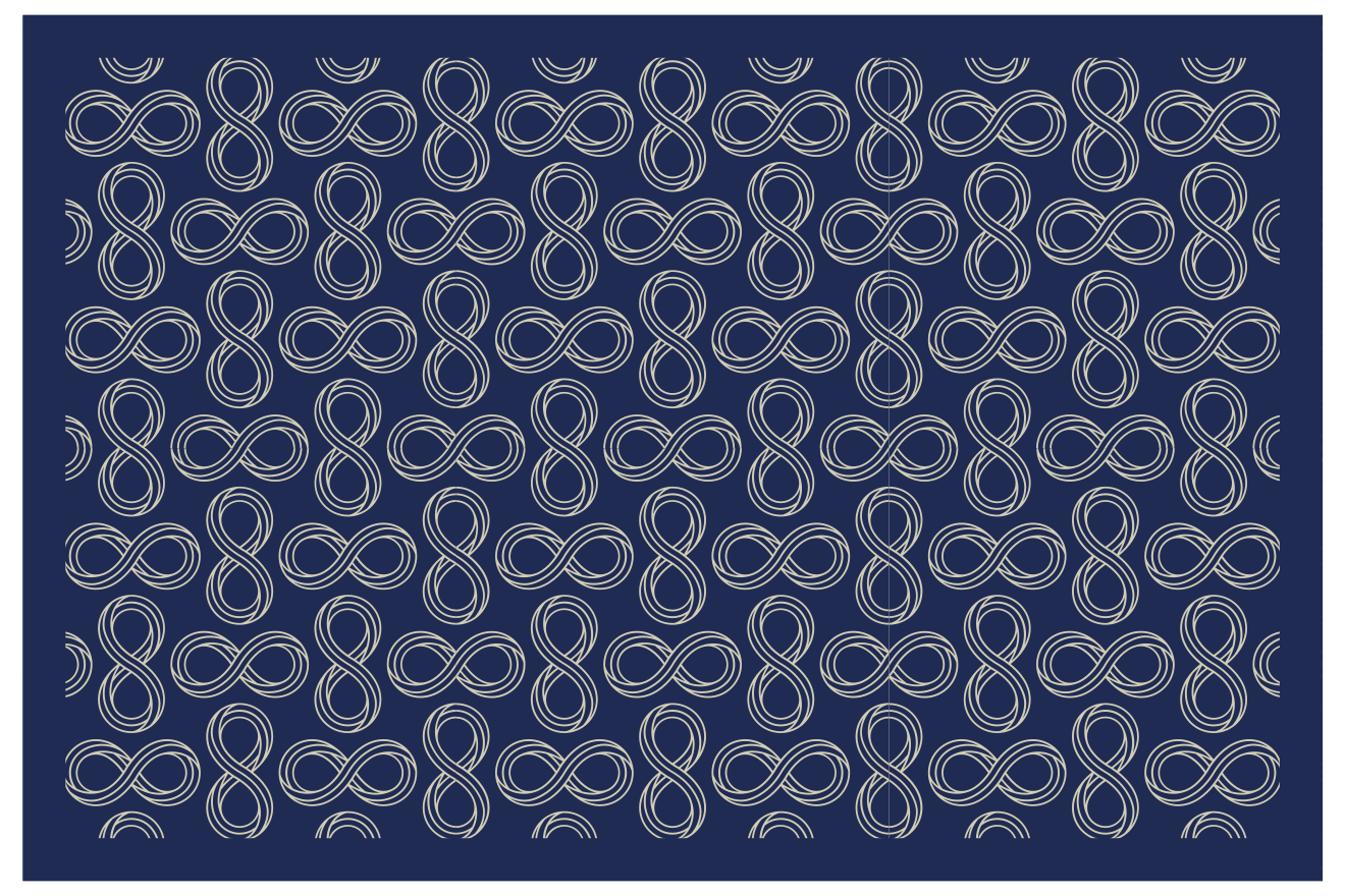 Set de table motif infini Élégant - TenStickers