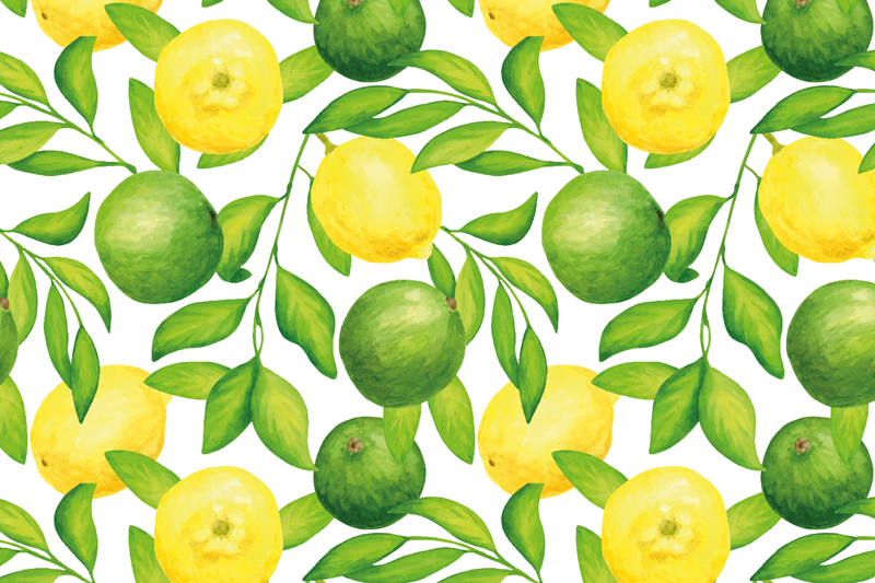 Set de table original motif agrumes frais - TenStickers