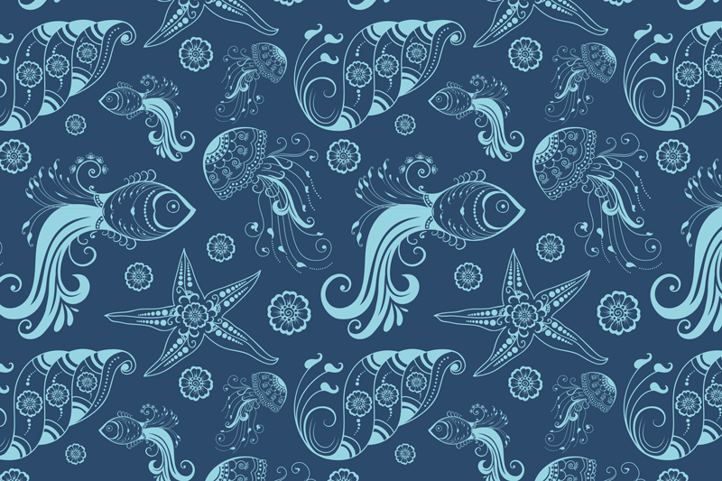 Set de table original motif marin - TenStickers