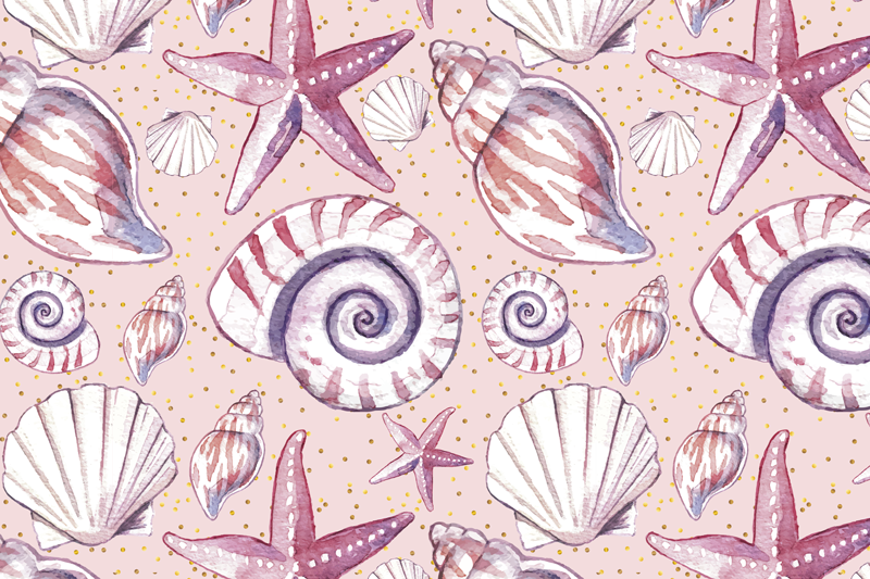Set de table motif coquillage - TenStickers