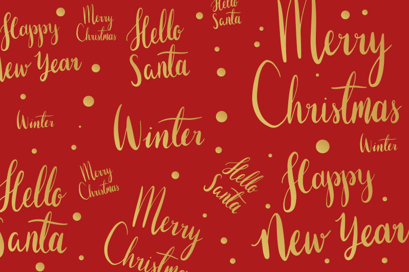Set de table noël motifs de vœux festifs - TenStickers