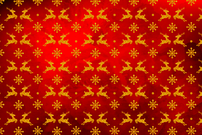 Set de table noël motif renne rouge - TenStickers