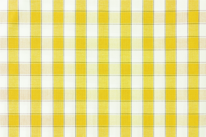 Set de table motif à carreaux jaunes - TenStickers