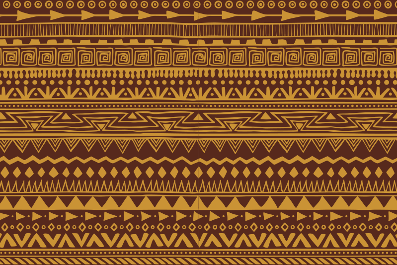 Set de table motif tribal géométrique - TenStickers