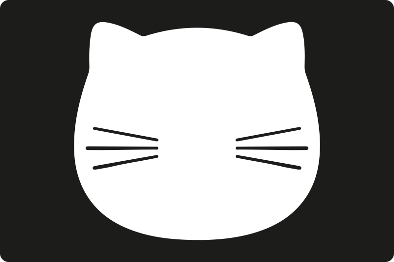 Set de table original forme de tête de chat - TenStickers