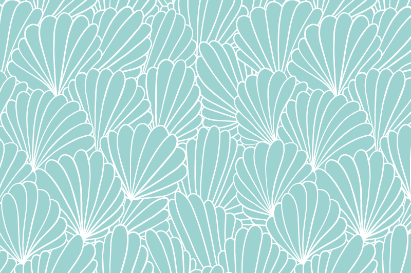 Set de table à motif coquillage - TenStickers