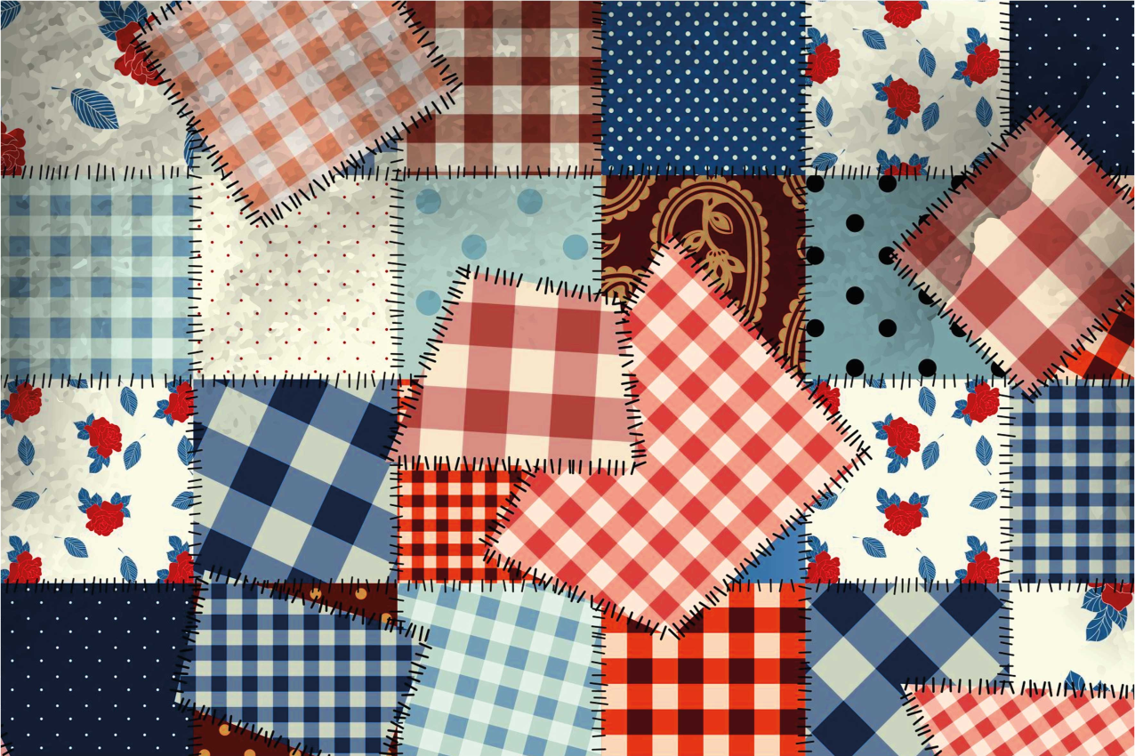 Set de table en tissu patchwork - TenStickers