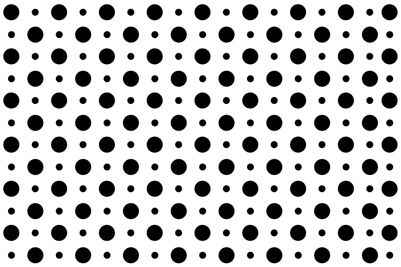 Set de table à pois noirs - TenStickers