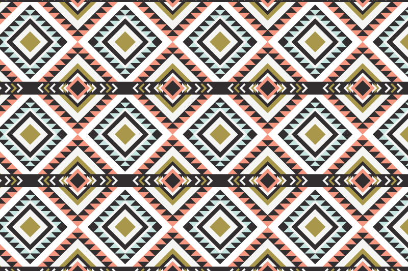 Set de table original motif géométrique - TenStickers