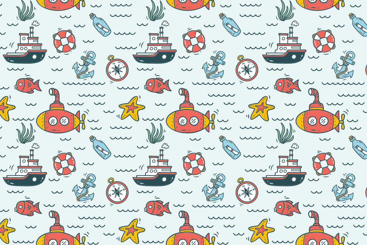 Set de table enfant aventure sous-marine - TenStickers