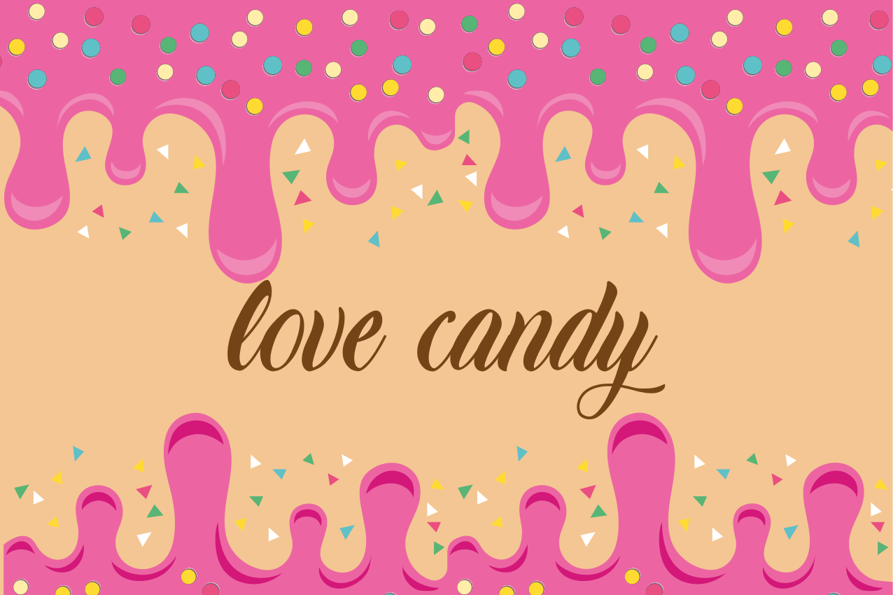 Set de table original inspiration douce pour les friandises - TenStickers