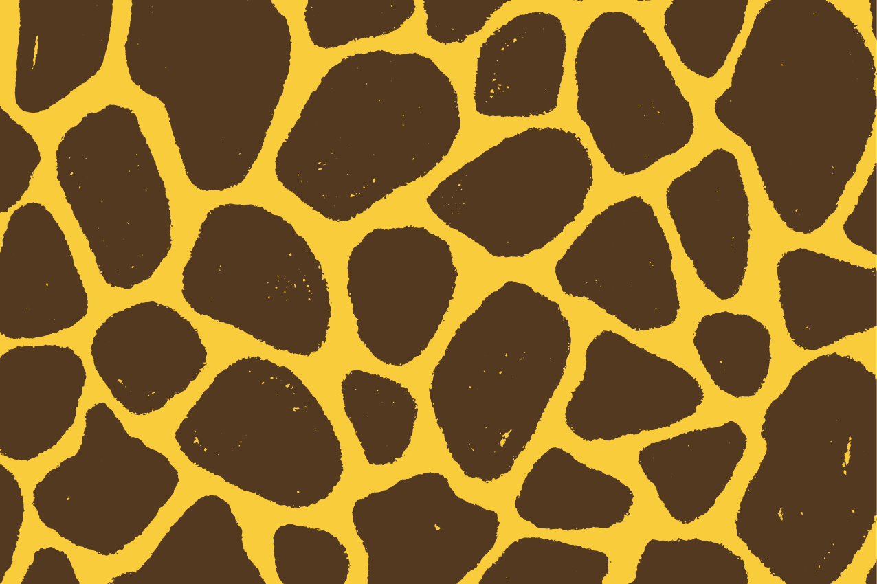Set de table original motif imprimé girafe - TenStickers