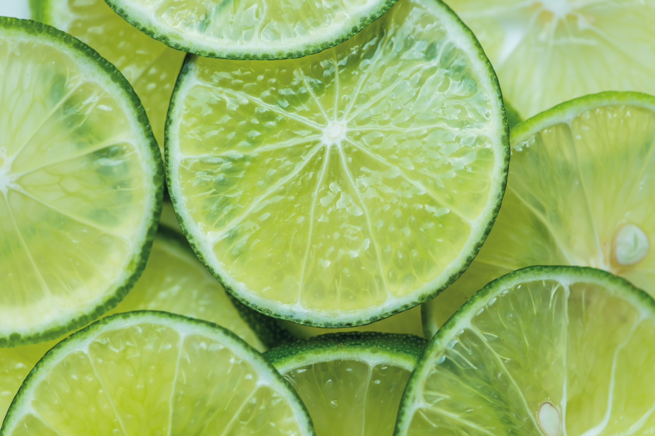 Set de table moderne tranches de citron vert juteuses - TenStickers