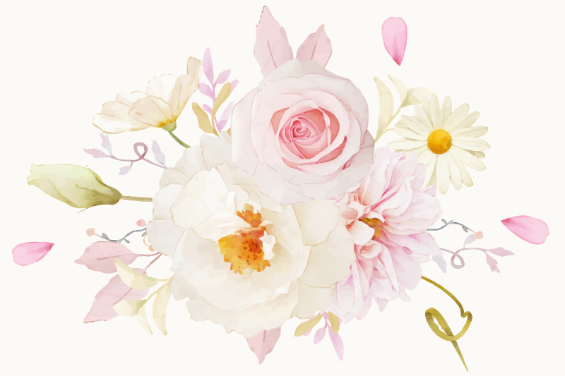 Set de table original arrangement floral enchanté - TenStickers