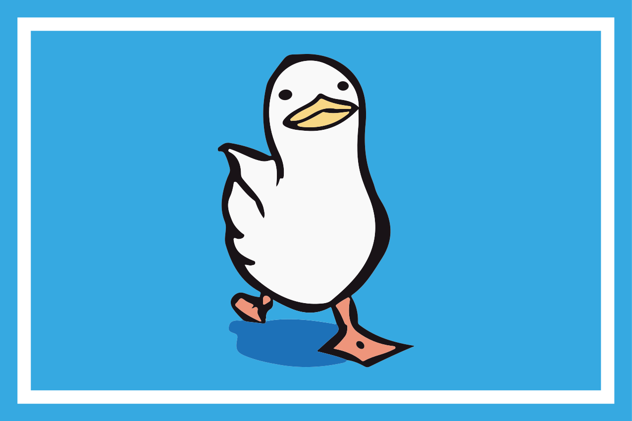 Set de table enfant canard dessin animé - TenStickers
