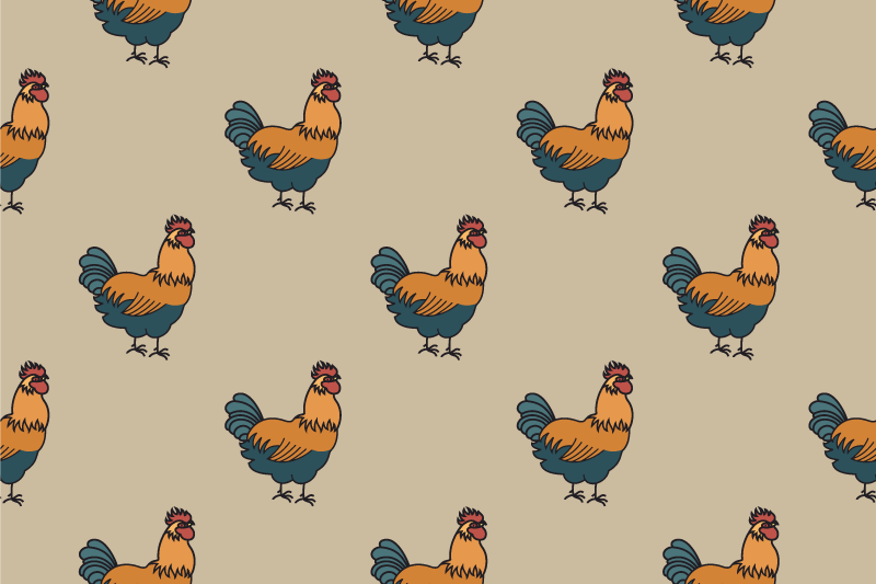 Set de table original motif poules charmantes - TenStickers