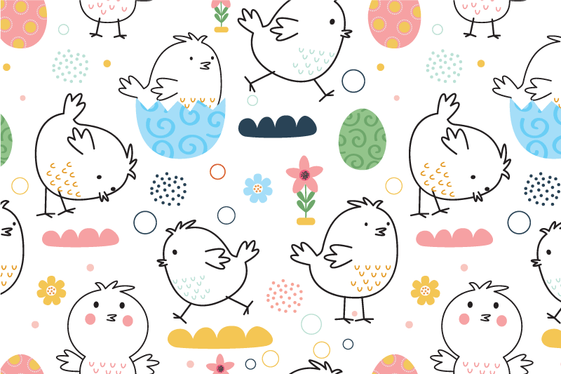 Set de table enfant motifs d'oiseaux mignons - TenStickers