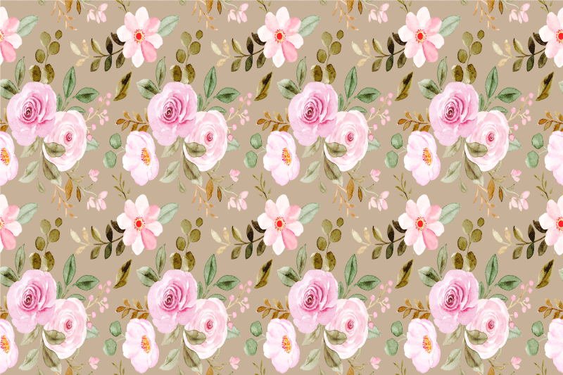 Set de table original motif botanique - TenStickers