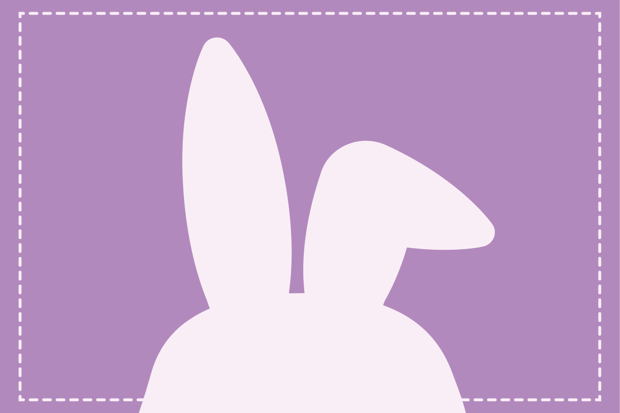 Set de table enfant forme oreilles de lapin - TenStickers