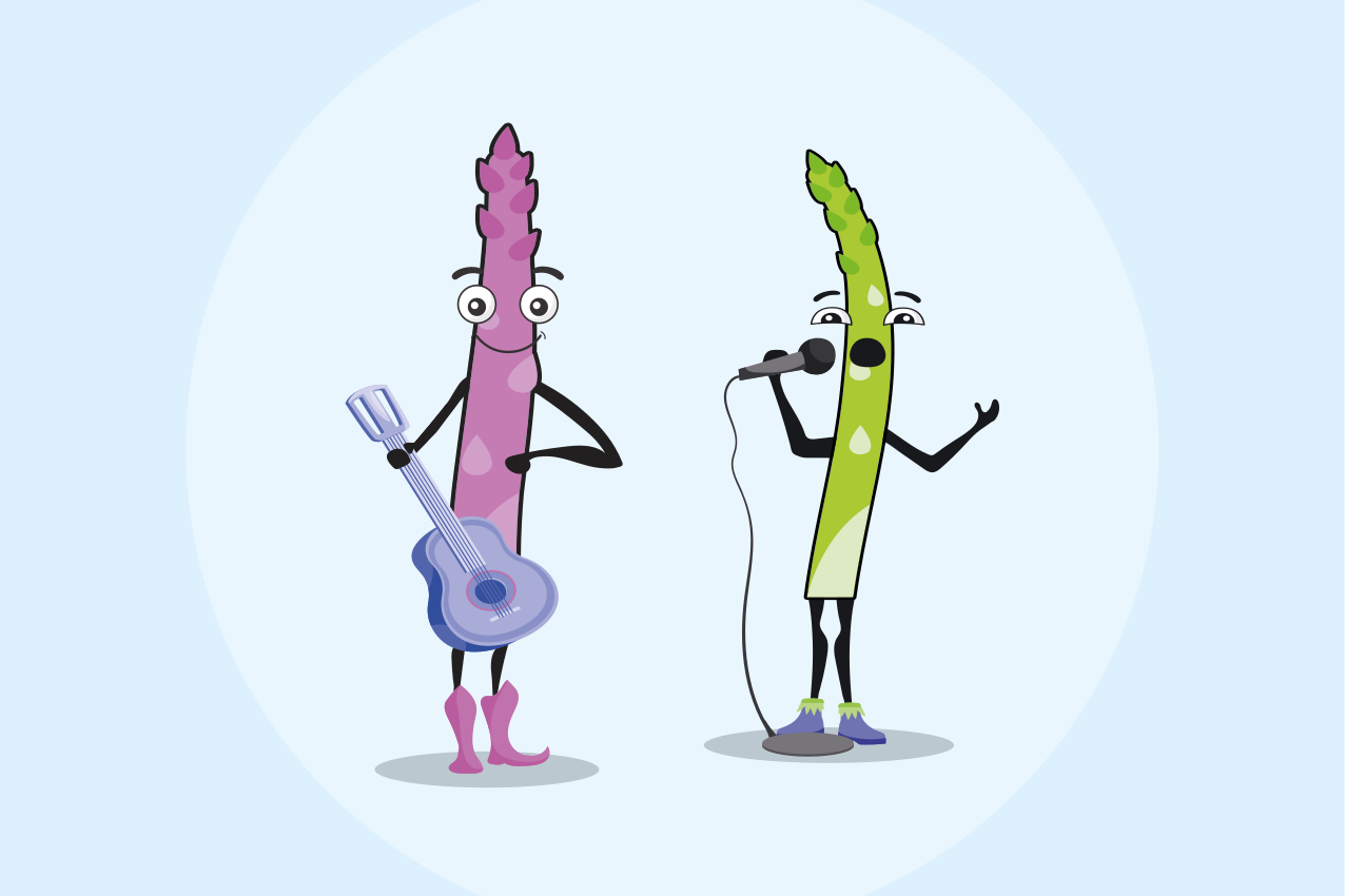 Set de table enfant personnages légumes musicaux - TenStickers