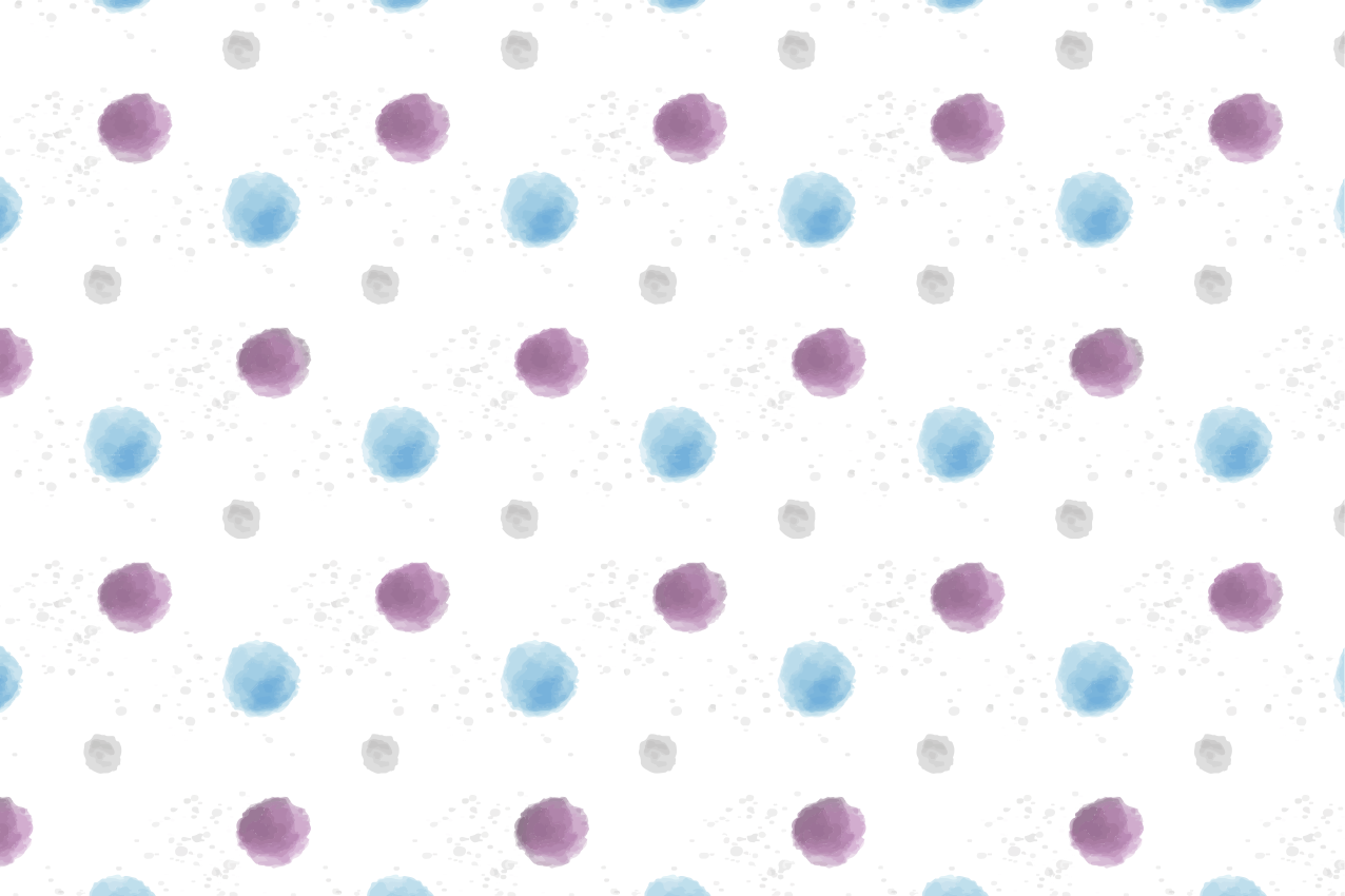 Set de table cercles à pois vibrants - TenStickers